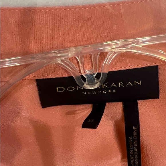 Donna Karan Coral Buttom Up Blouse - Picture 3 of 3